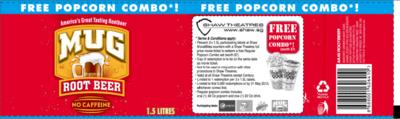 FREE Popcorn set (worth $7.00) from Shaw Theatres-Mug Rootbeer Label