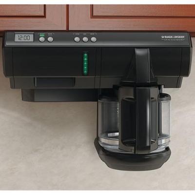 This under cabinet coffee maker from Black and decker is the best.