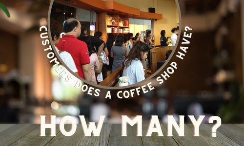 how many customers does a coffee shop have per day