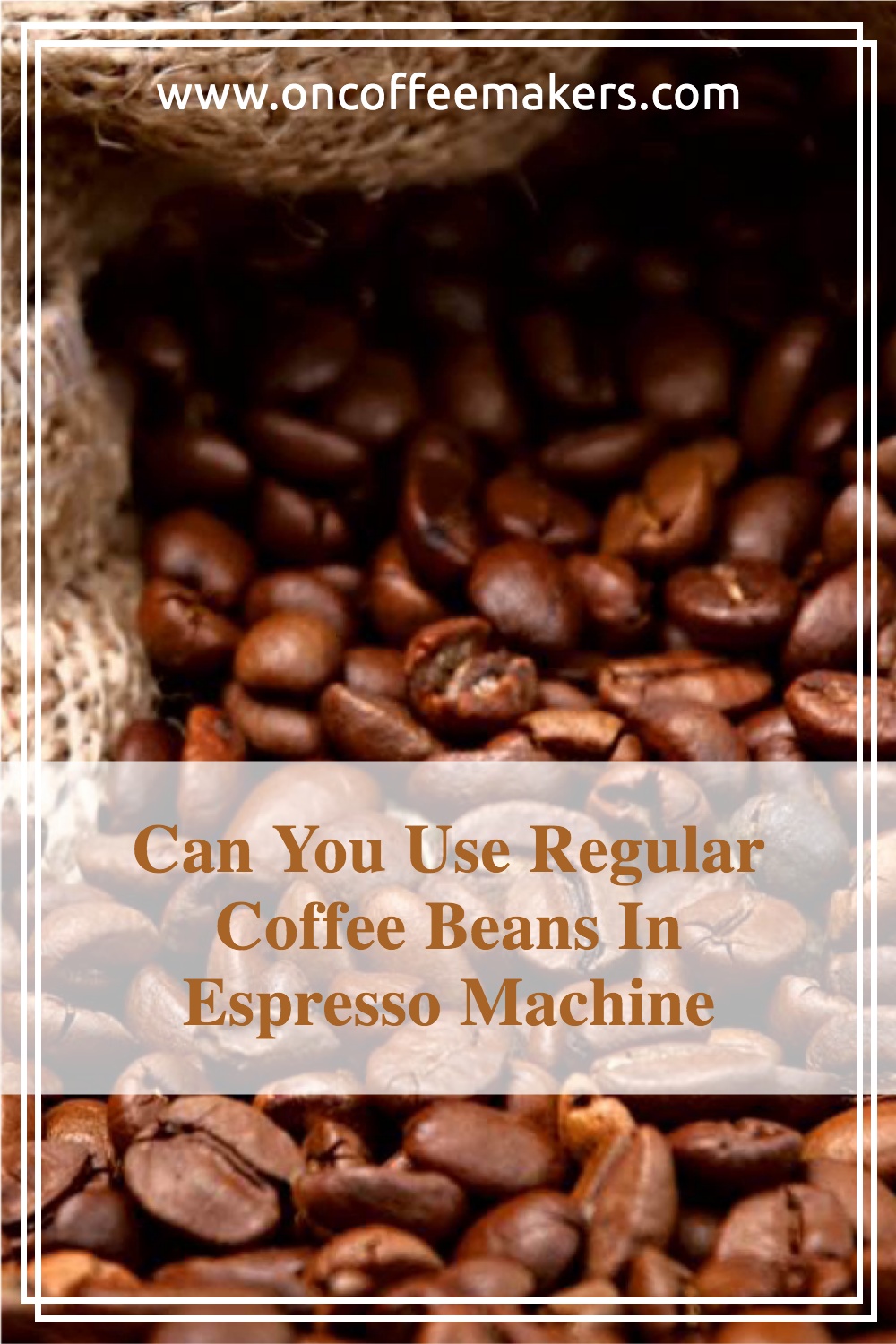 can you use coffee beans in espresso machine