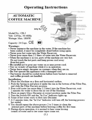 Always Read The Instructions That Come With Your Coffee Maker