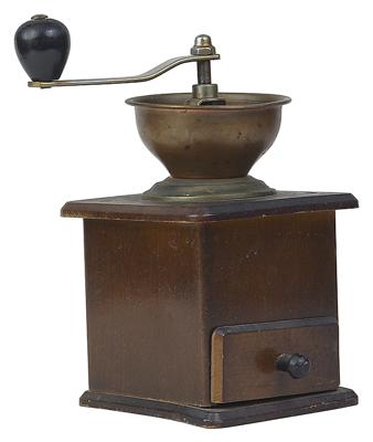 antique coffee grinder