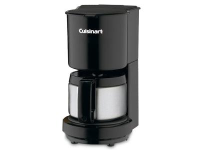 Black Coffee Maker with Stainless Steel Carafe