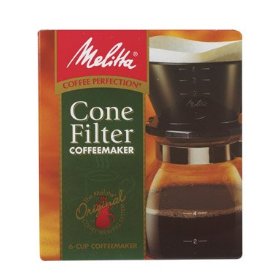 melitta cone filter manual coffeemaker  	 