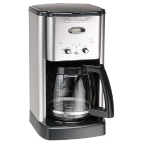 Cuisinart DCC-1200 12-Cup Brew Central Coffeemaker, Black and Stainless Steel