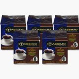 braun 01321-5 pack tassimo siganture blend regular decaf coffee pods