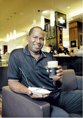 Redbank Plaza Coffee Club Franchisee Boubacar Barry 