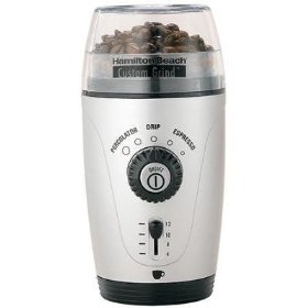 Hamilton Beach 80365 Custom Grind Hands-Free Coffee Grinder