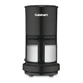 Cuisinart DCC-450BK 4-Cup Coffeemaker with Stainless-Steel Carafe, Black 