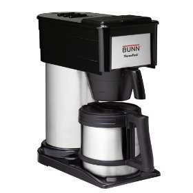 BUNN BTX-B ThermoFresh 10-Cup Thermal-Carafe Home Coffee Brewer, Black